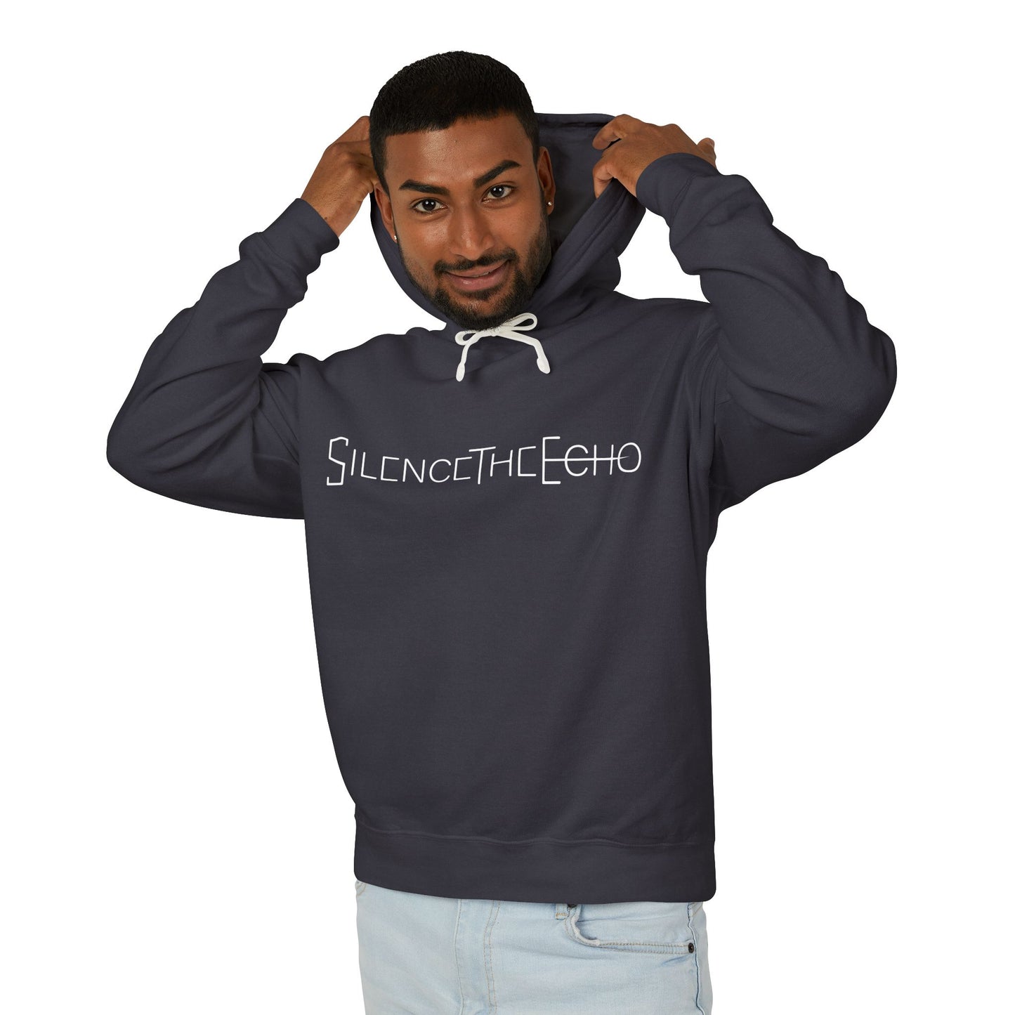 Silence The Echo - Into Serenity Unisex Lightweight Hooded Sweatshirt