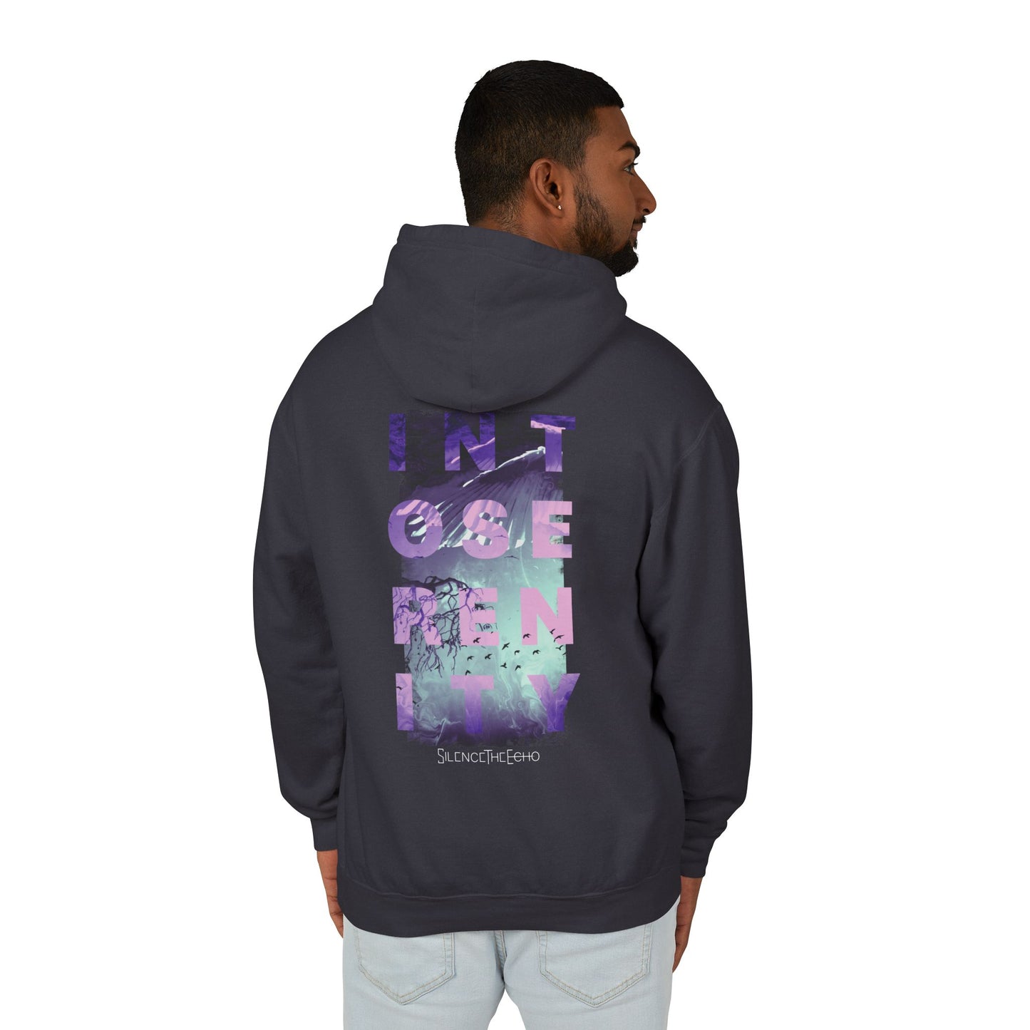 Silence The Echo - Into Serenity Unisex Lightweight Hooded Sweatshirt