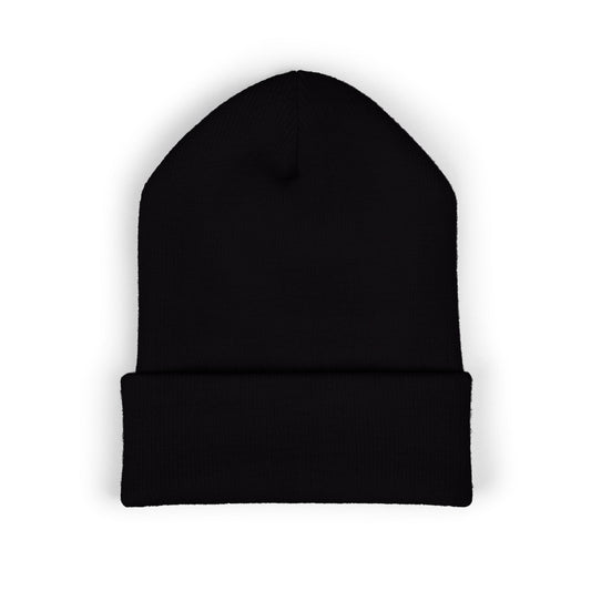 Embroidered Logo 'Silence The Echo' Cuffed Beanie