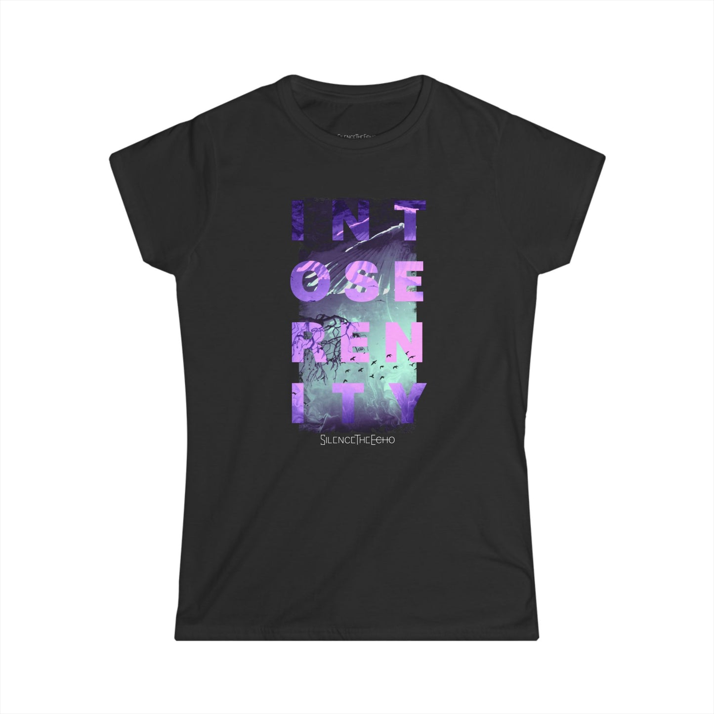 Silence The Echo Design - Into Serenity Women's Softstyle Tee