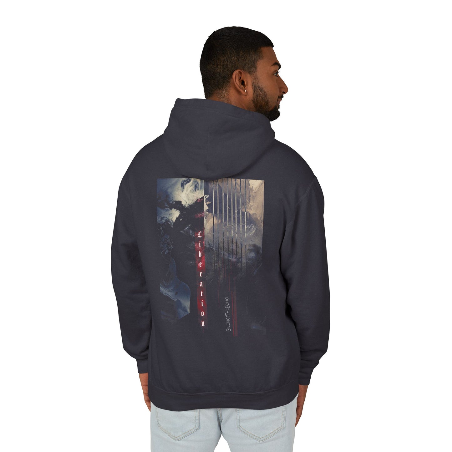 Silence The Echo - Liberation Unisex Lightweight Hooded Sweatshirt
