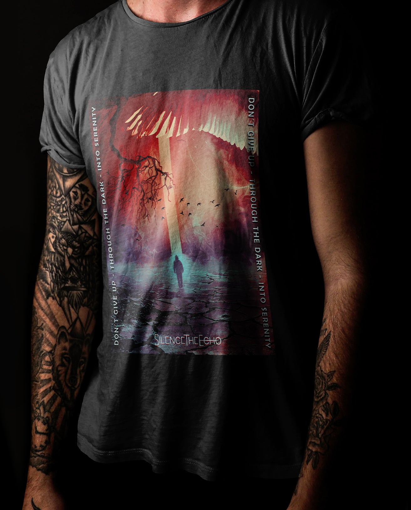 Silence The Echo - Limited Edition Signed Bundle: Don’t Give Up EP & Don’t Give Up T-Shirt Unisex